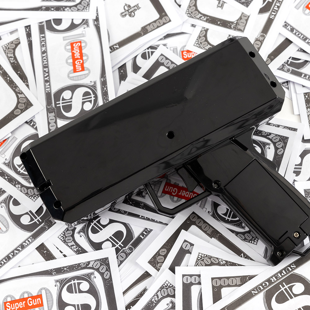 이벤트용 머니건 블랙 [페이크머니 포함] 전파인증완료상품