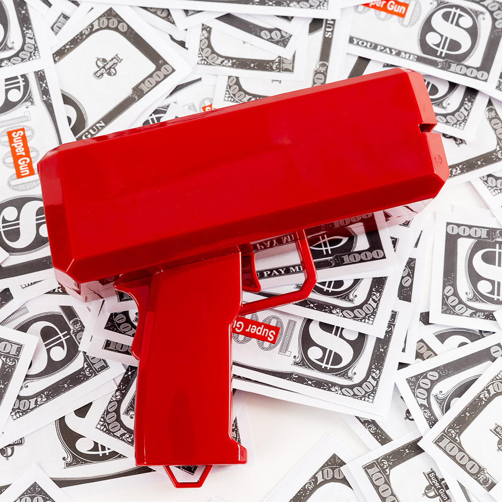 이벤트용 머니건 레드 [페이크머니 포함] 전파인증완료상품