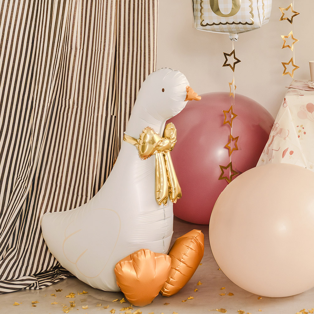 [파티데코] 스탠딩은박 거위 [72*91cm]