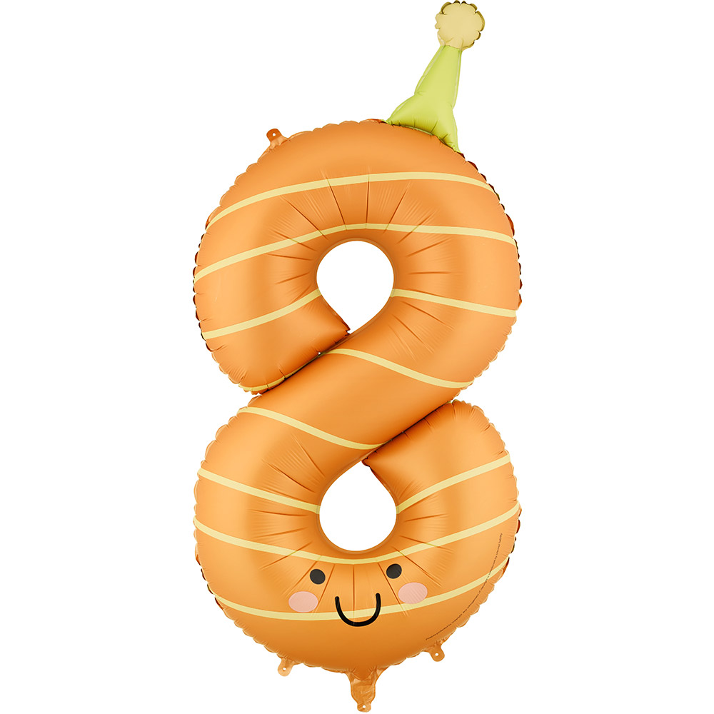 [파티데코]고깔숫자은박 8 [높이 86cm]