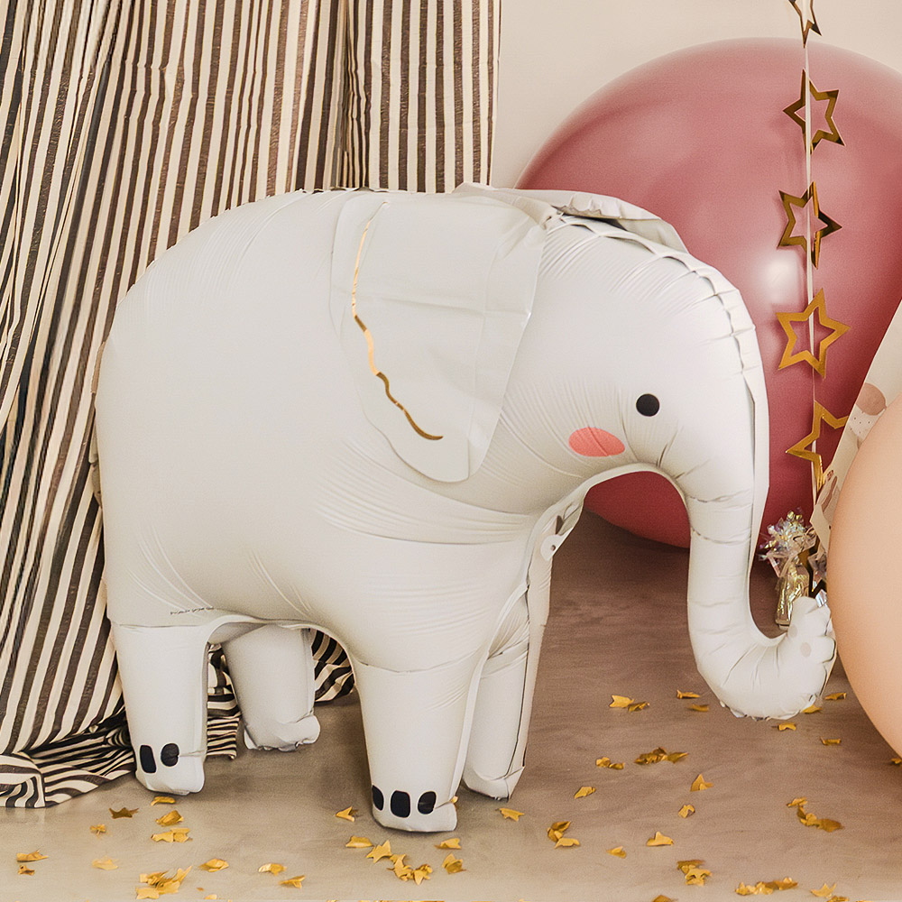 [파티데코] 스탠딩은박 코끼리 [91*61cm]