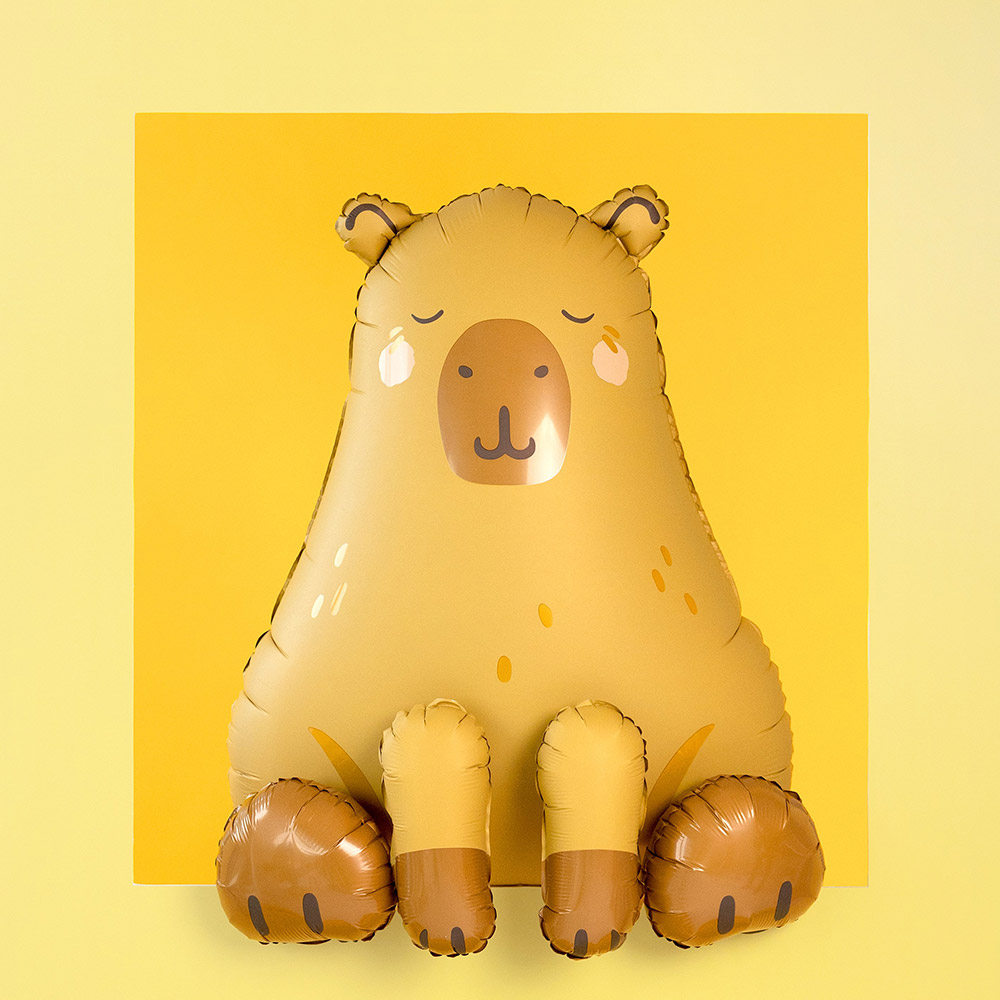 [파티데코] 스탠딩은박 카피바라 [63*80cm]