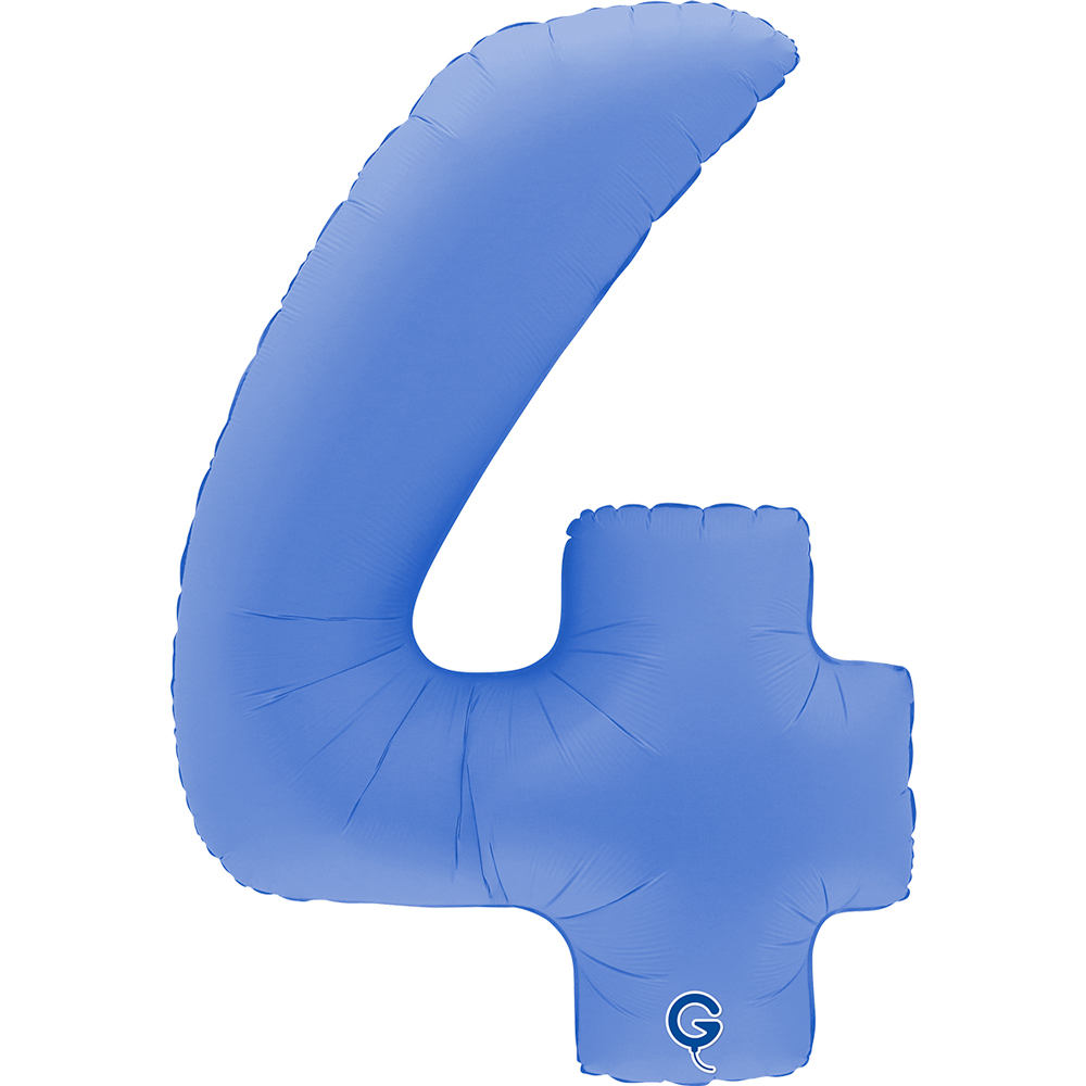 [GRABO]은박 숫자4 루터스블루 [높이 90cm]