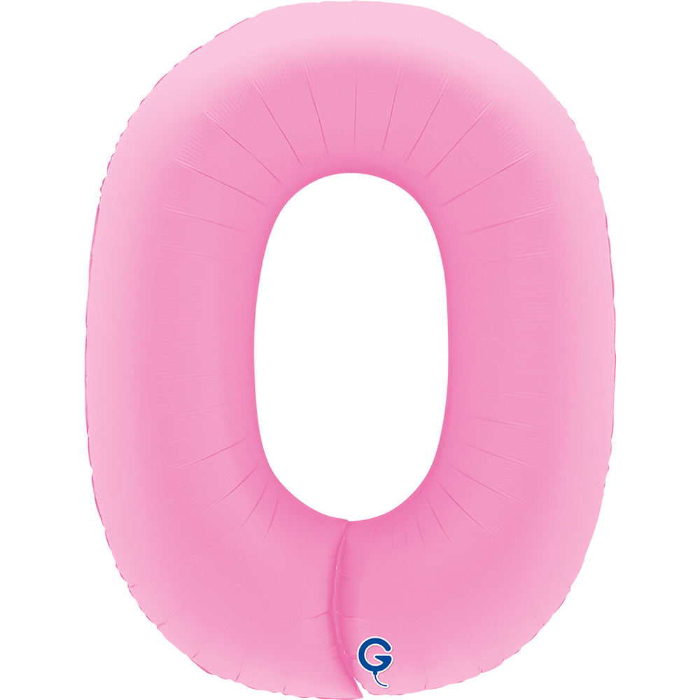 [GRABO]은박 숫자0 벚꽃핑크 [높이 90cm]