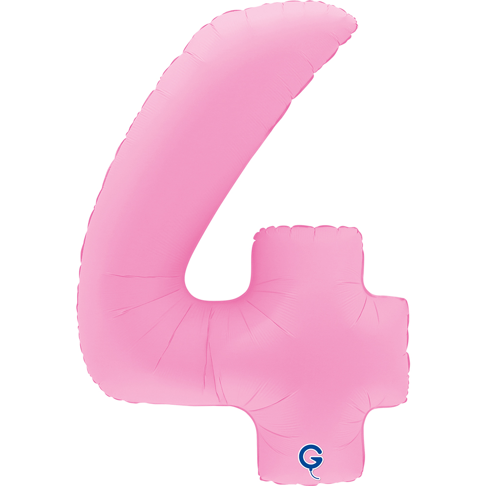 [GRABO]은박 숫자4 벚꽃핑크 [높이 90cm]