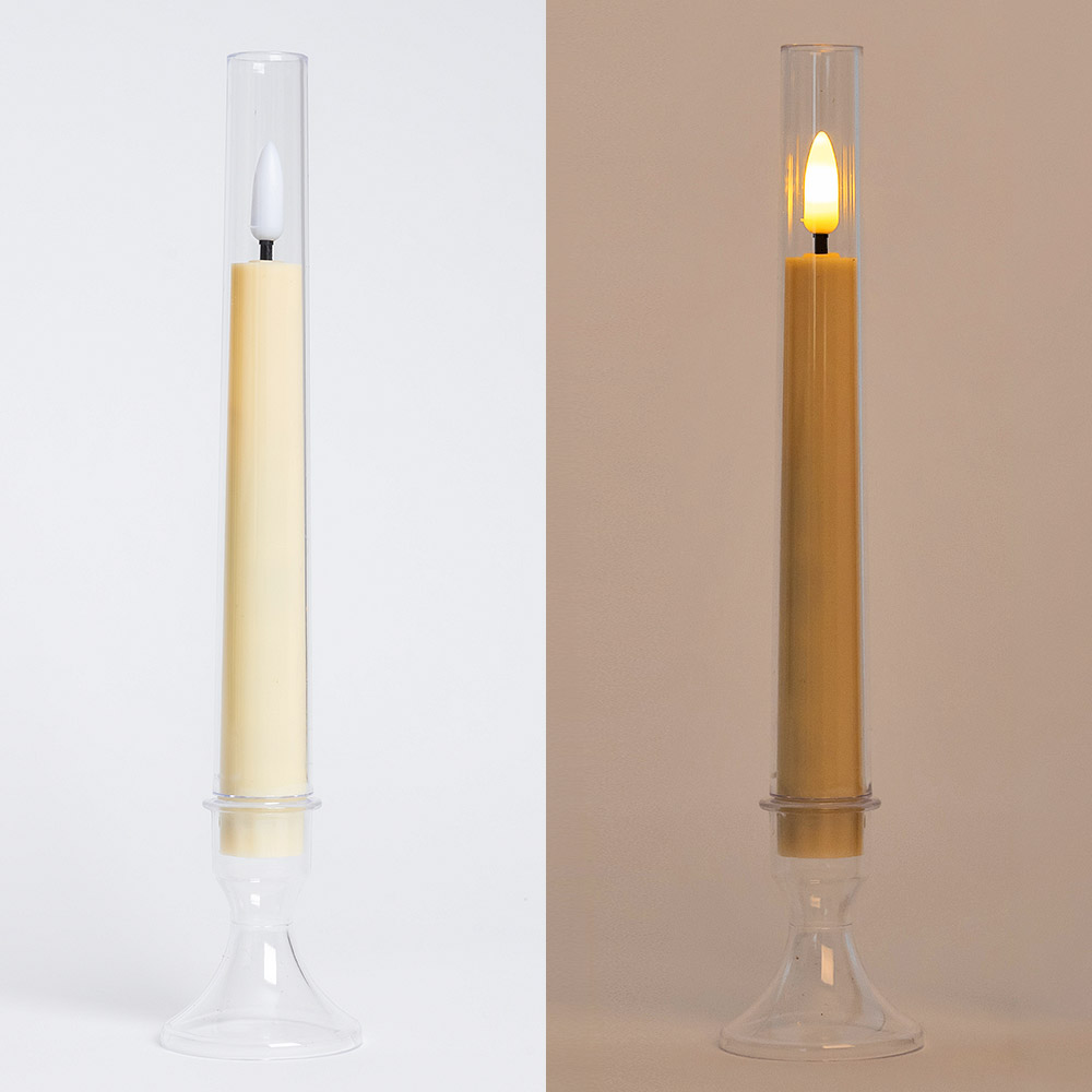 LED무드캔들 아이보리 24cm [6개입]