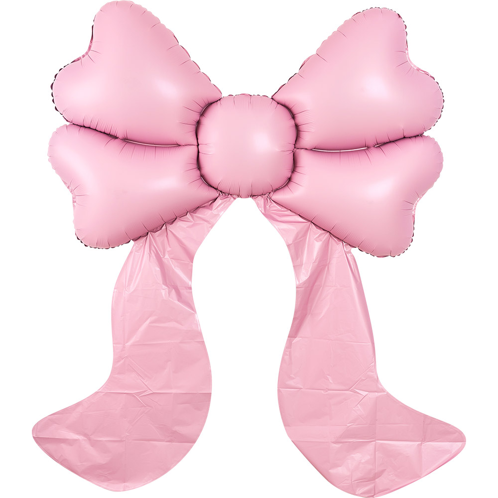 은박풍선 빅리본 핑크 [120*150cm]