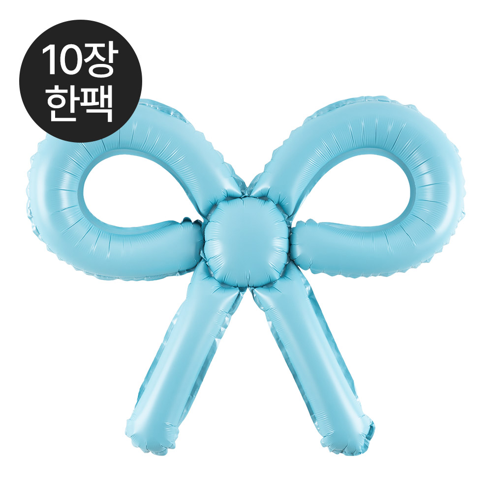 은박미니리본 블루 [10장한팩]