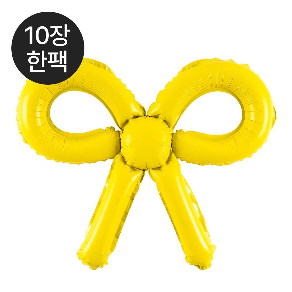 은박미니리본 옐로우 [10장한팩]