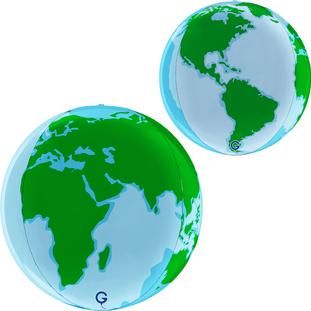 [GRABO]오브벌룬 38cm 지구