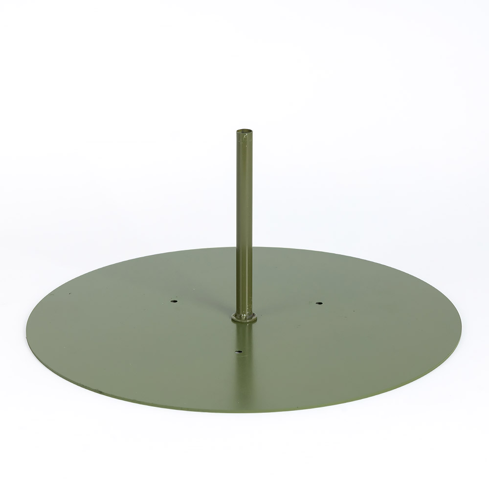 철제 원형플레이트 자이언트플라워겸용 40cm 그린 [1~3구 겸용] 2.9kg
