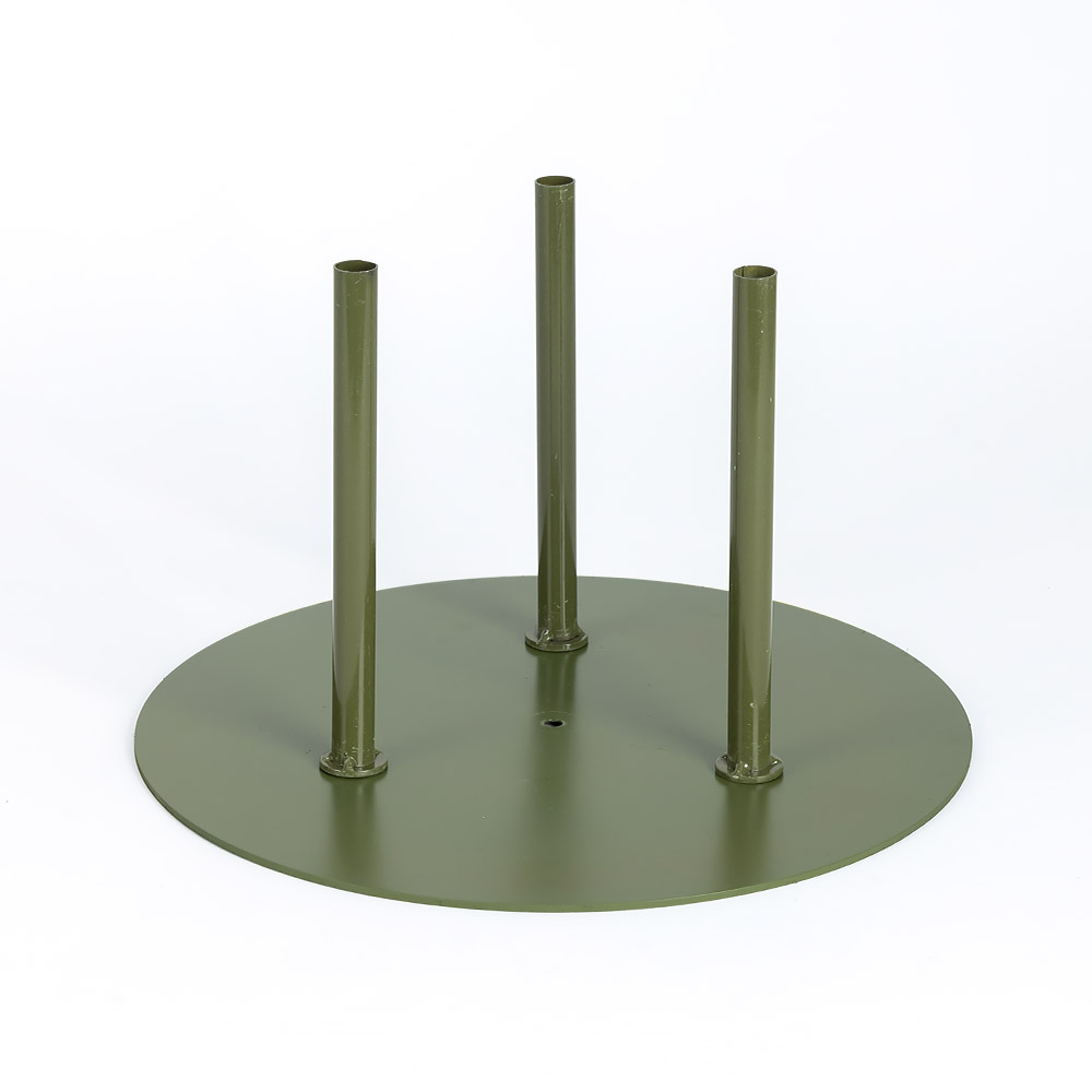 철제 원형플레이트 자이언트플라워겸용 30cm 그린 [1~3구 겸용] 1.8g