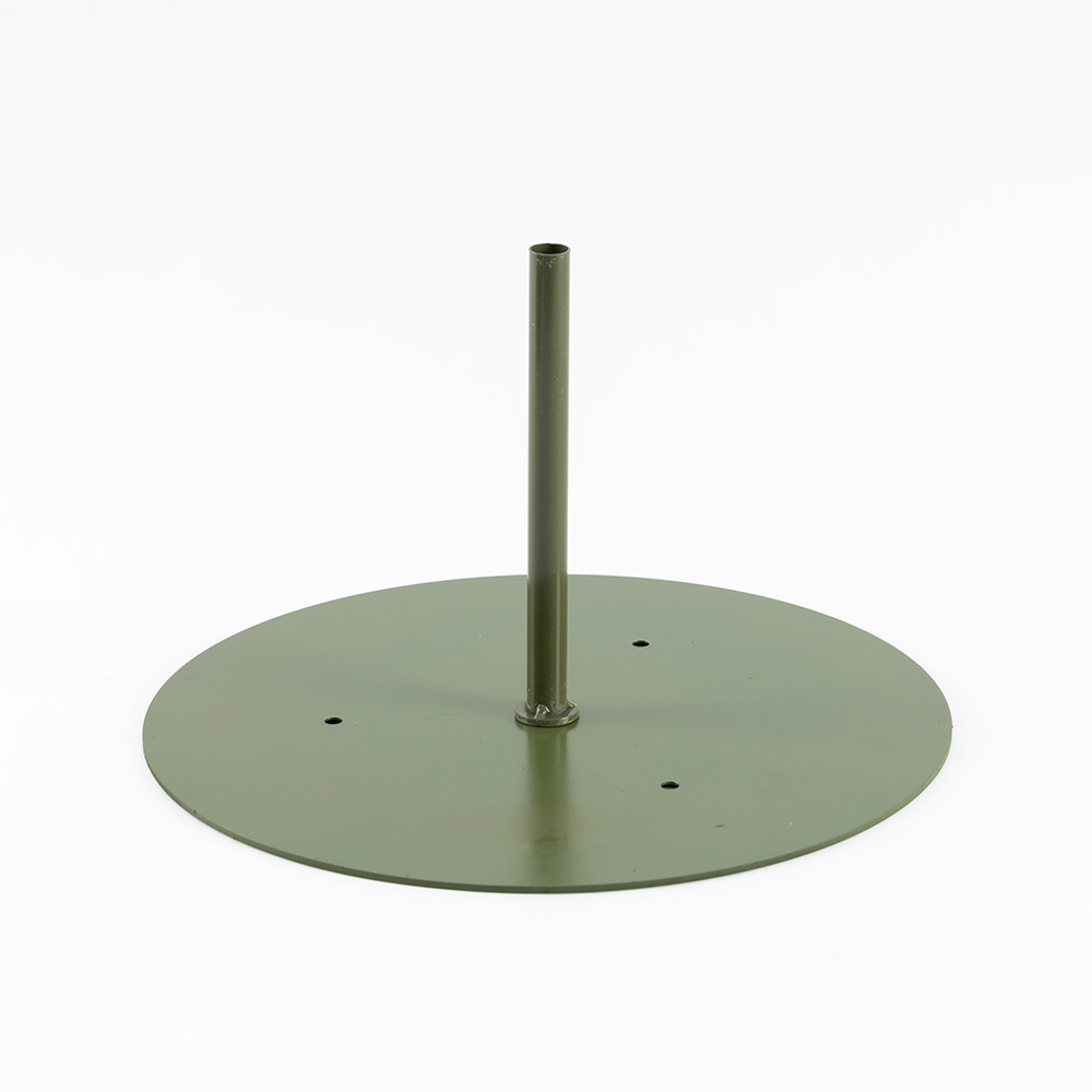 철제 원형플레이트 자이언트플라워겸용 30cm 그린 [1~3구 겸용] 1.8g